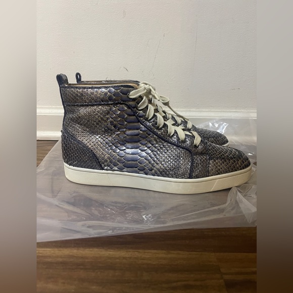 Blue snakeskin Christian Louboutins size 45 EU - Picture 8 of 8